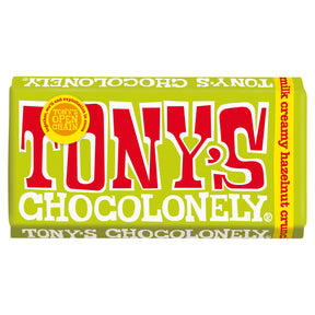 Tony's Chocolonely Milk Chocolate Creamy Hazelnut Crunch 180 g