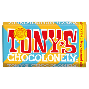 Tony's Chocolonely Milk Chocolate Rice Crisp Caramel 180 g