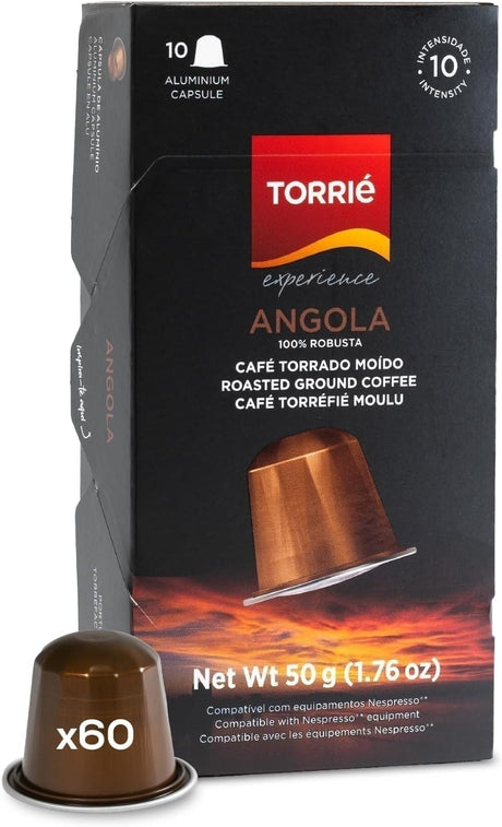 Torrie Angola Aluminium Nespresso Compatible Coffee Capsules 60 Pods