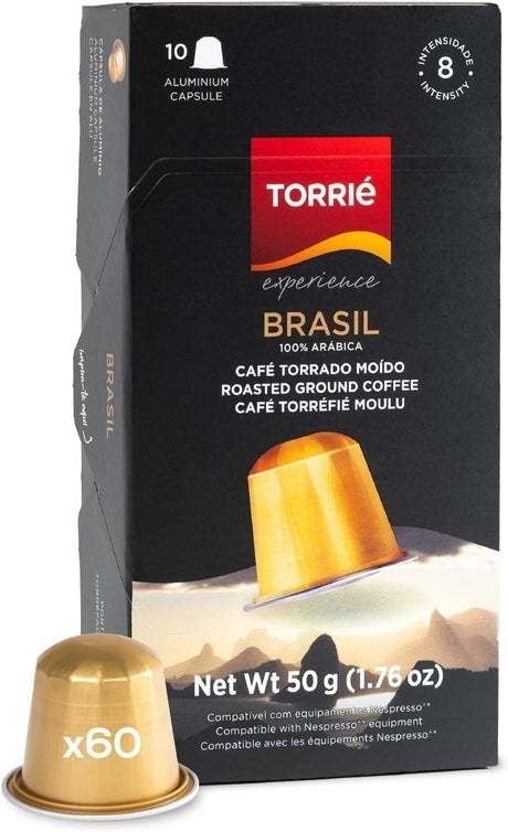 Torrie Brazil Aluminium Nespresso Compatible Coffee Capsules 60 Pods