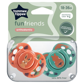 Tommee Tippee Fun Style Soothers 18-36 Months Pack of 2