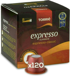 Torrie Expresso Nespresso Compatible Espresso Coffee Capsules 120 Pods