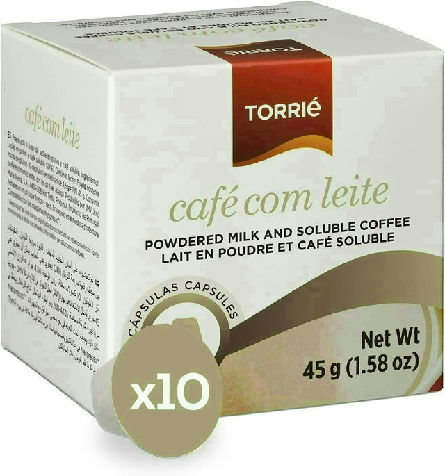 Torrie Instant Coffee With Milk Nespresso Compatible Coffee Capsules 10 Pods