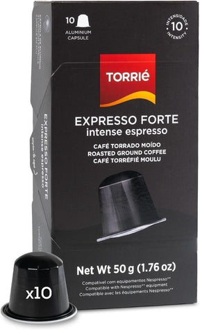 Torrie Intense Aluminium Nespresso Compatible Coffee Capsules 10 Pods