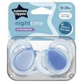 Tommee Tippee Night Time Soothers 18-36 Months Pack of 2