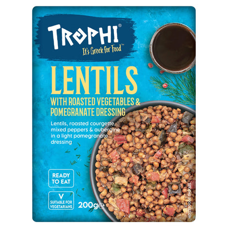 Trophi Lentils With Roasted Vegetables & Pomegranate Dressing 200 g