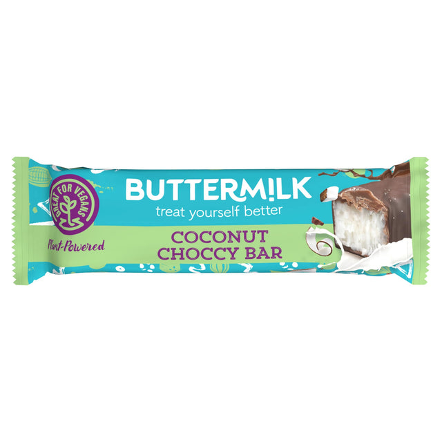 Buttermilk Plant Powered Coconut Choccy Bar 45 g