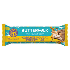 Buttermilk Plant-Based Choccy Bar Caramel Nougat 50 g