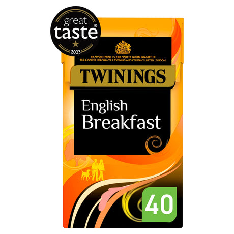 Twinings English Breakfast Tea Bags 40 Pack 100 g