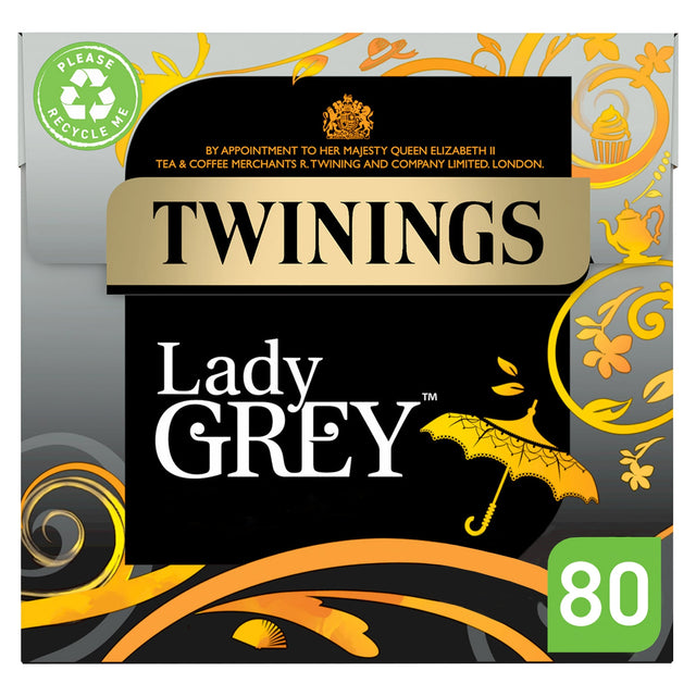 Twinings Lady Grey Tea Bags 80 Pack 200 g