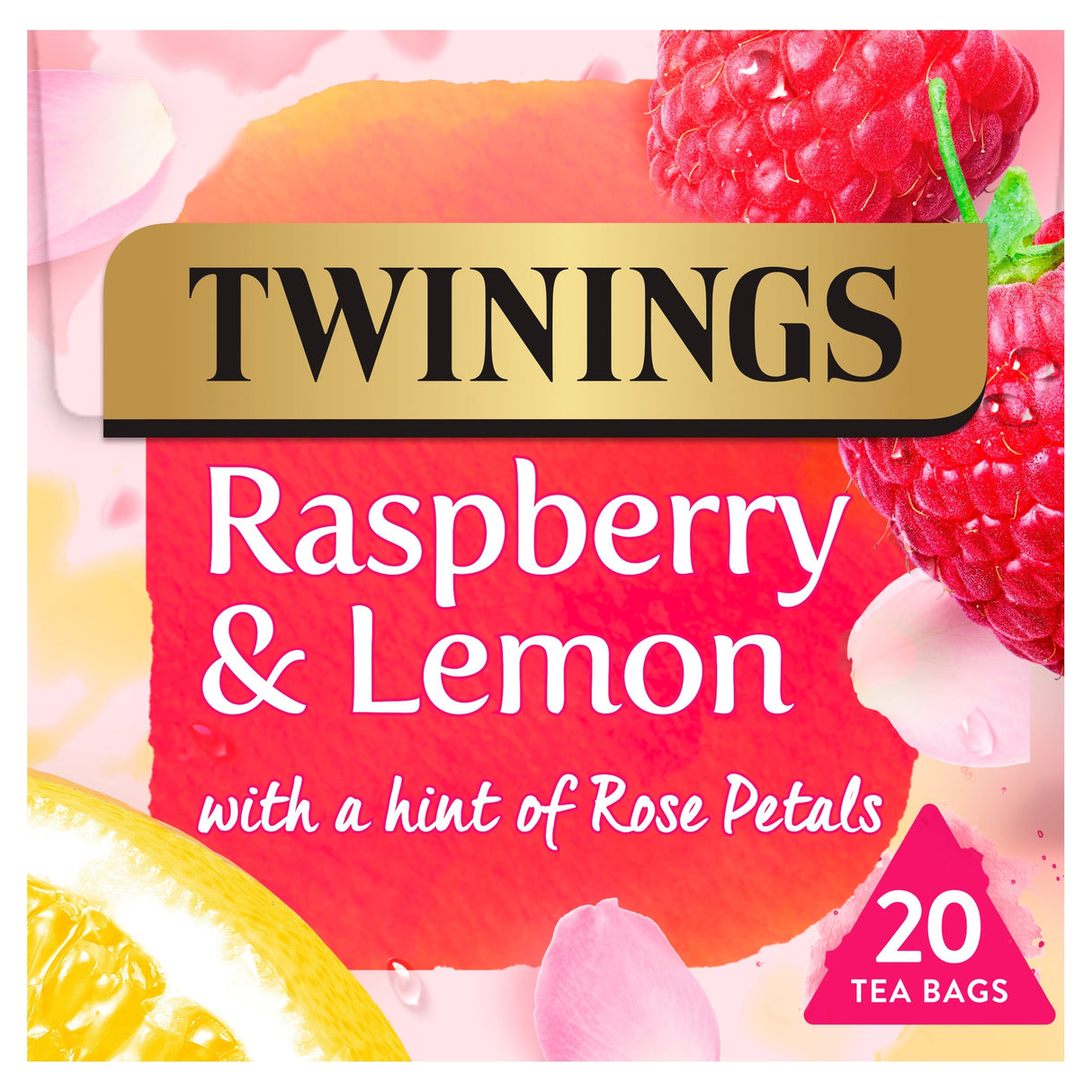Twinings Raspberry & Lemon Tea Bags 20 Pack 40 g