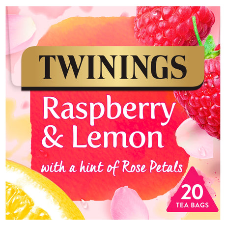 Twinings Raspberry & Lemon Tea Bags 20 Pack 40 g