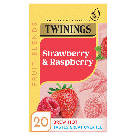 Twinings Strawberry & Raspberry 20 Tea Bags 40 g