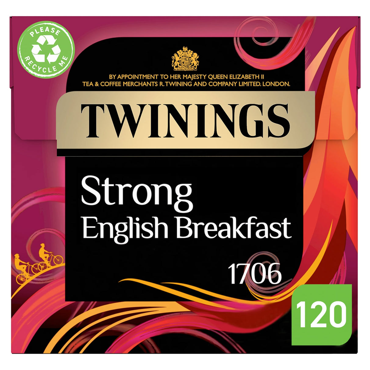 Twinings Strong English Breakfast 120 Tea Bags 375 g
