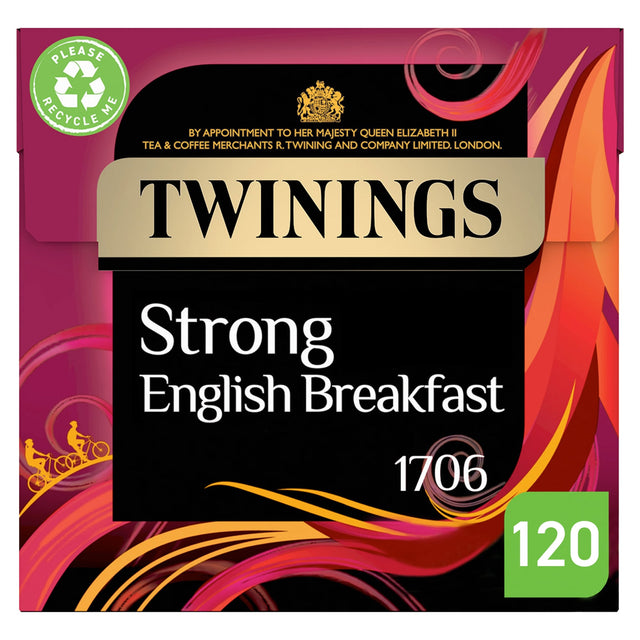 Twinings Strong English Breakfast 120 Tea Bags 375 g