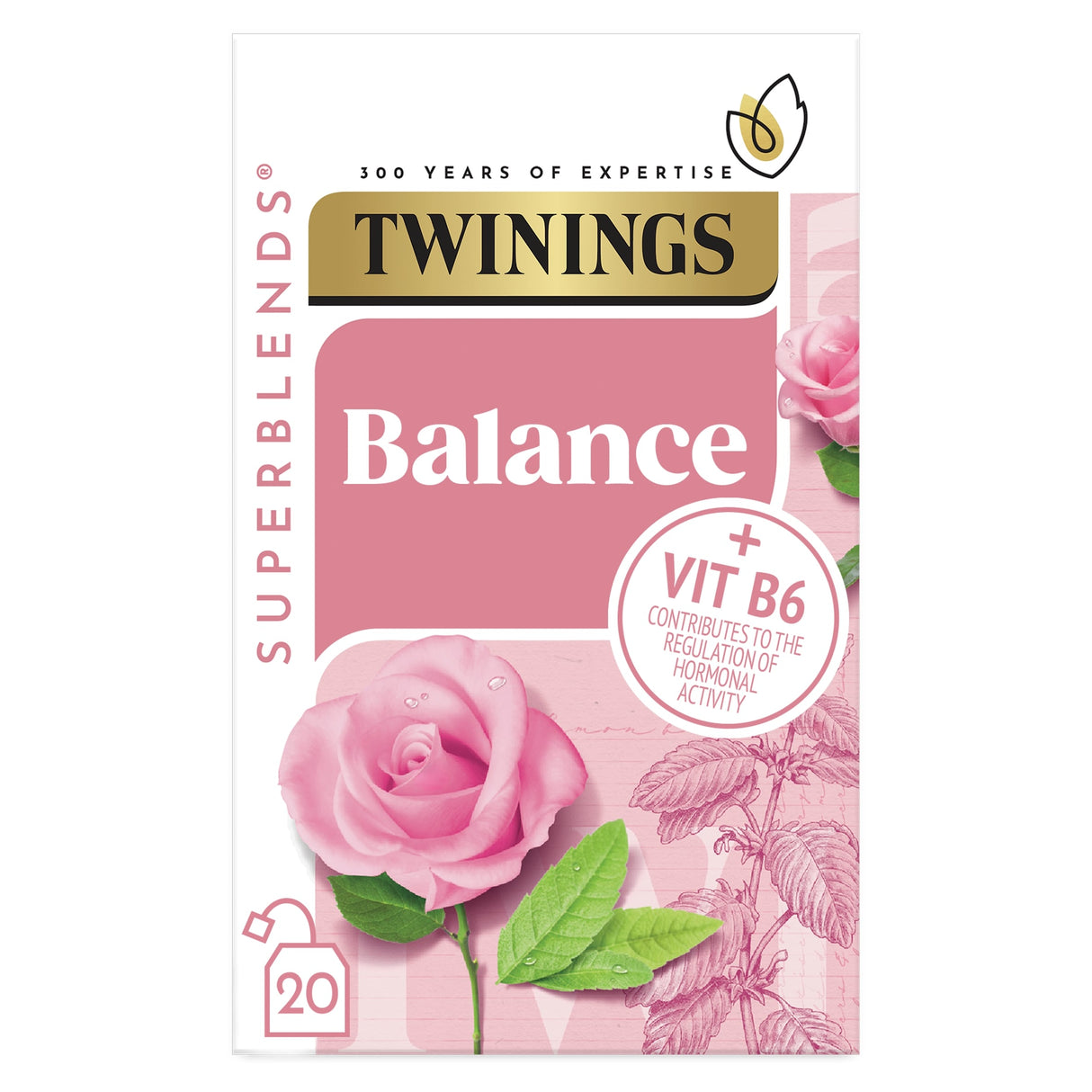 Twinings Super Blends Balance Rose Verbena & Lemon Balm 32 g