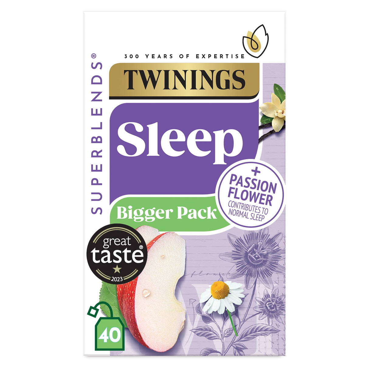 Twinings Super Blends Sleep Spiced Apple 40 Tea Bags 60 g