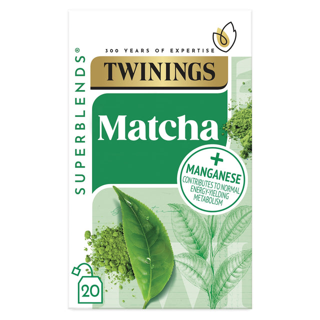Twinings Super Blends Super Green Matcha 20 Tea Bags 40 g