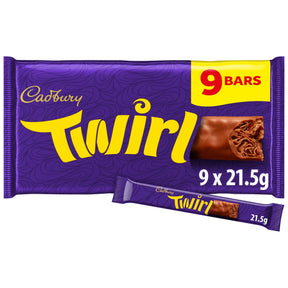 Twirl Chocolate Bar 9 Pack Multi-Pack 193.5 g