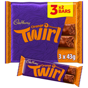 Twirl Orange Chocolate Bar 3 Pack Multi-Pack 3 x 43 g