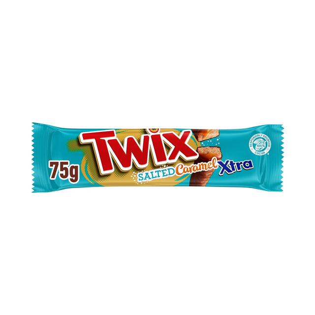 Twix Xtra Salted Caramel Twin Bars 75 g