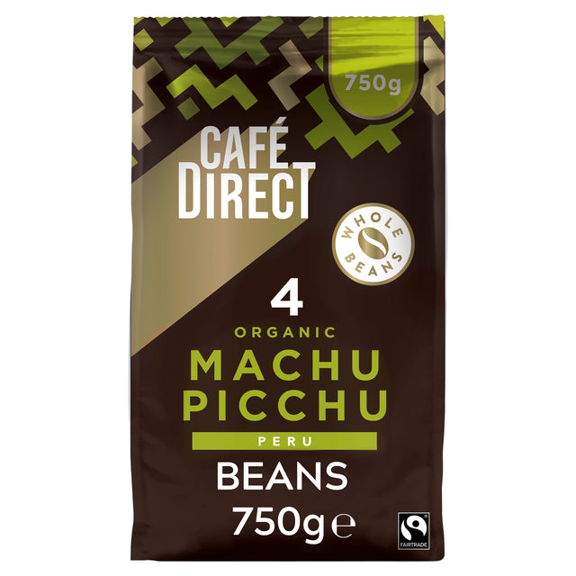 Cafe Direct Organic Machu Picchu Coffee Bean 750 g