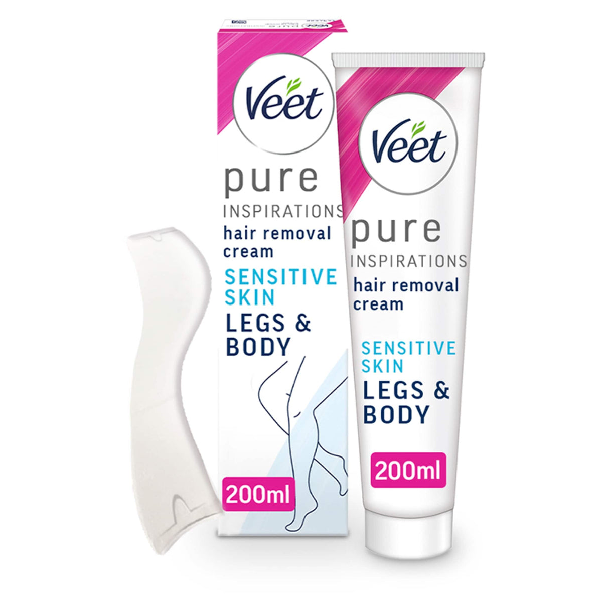Veet Pure Hair Removal Cream Legs & Body Sensitive 200 ml