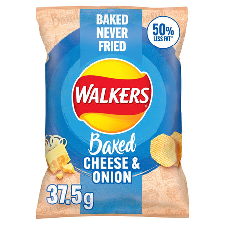 Walkers Baked Cheese & Onion Grab Bag Crisps 37.5 g