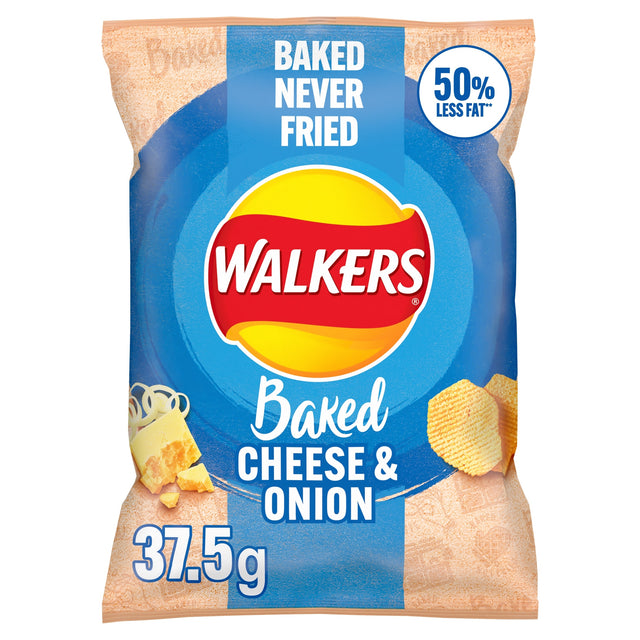 Walkers Baked Cheese & Onion Grab Bag Crisps 37.5 g