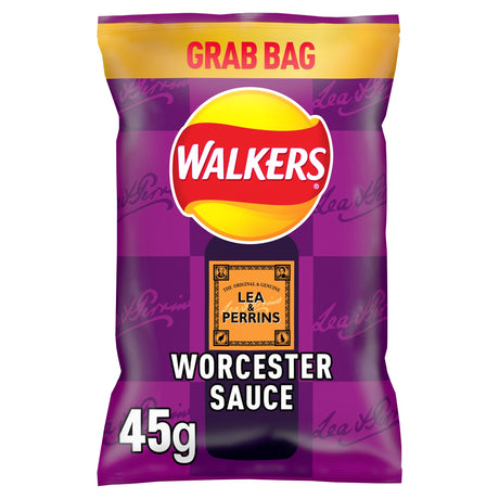 Walkers Lea & Perrins Worcestershire Sauce Grab Bag Crisps 45 g