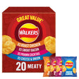 Walkers Meaty Variety Crisps 20 x 25 g