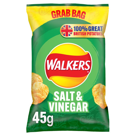 Walkers Salt & Vinegar Grab Bag Crisps 45 g