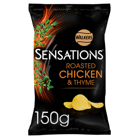 Walkers Sensations Chicken & Thyme Sharing Crisps 150 g