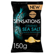 Walkers Sensations Crushed Sea Salt & Black Peppercorn Flavour Potato Crisps 150 g