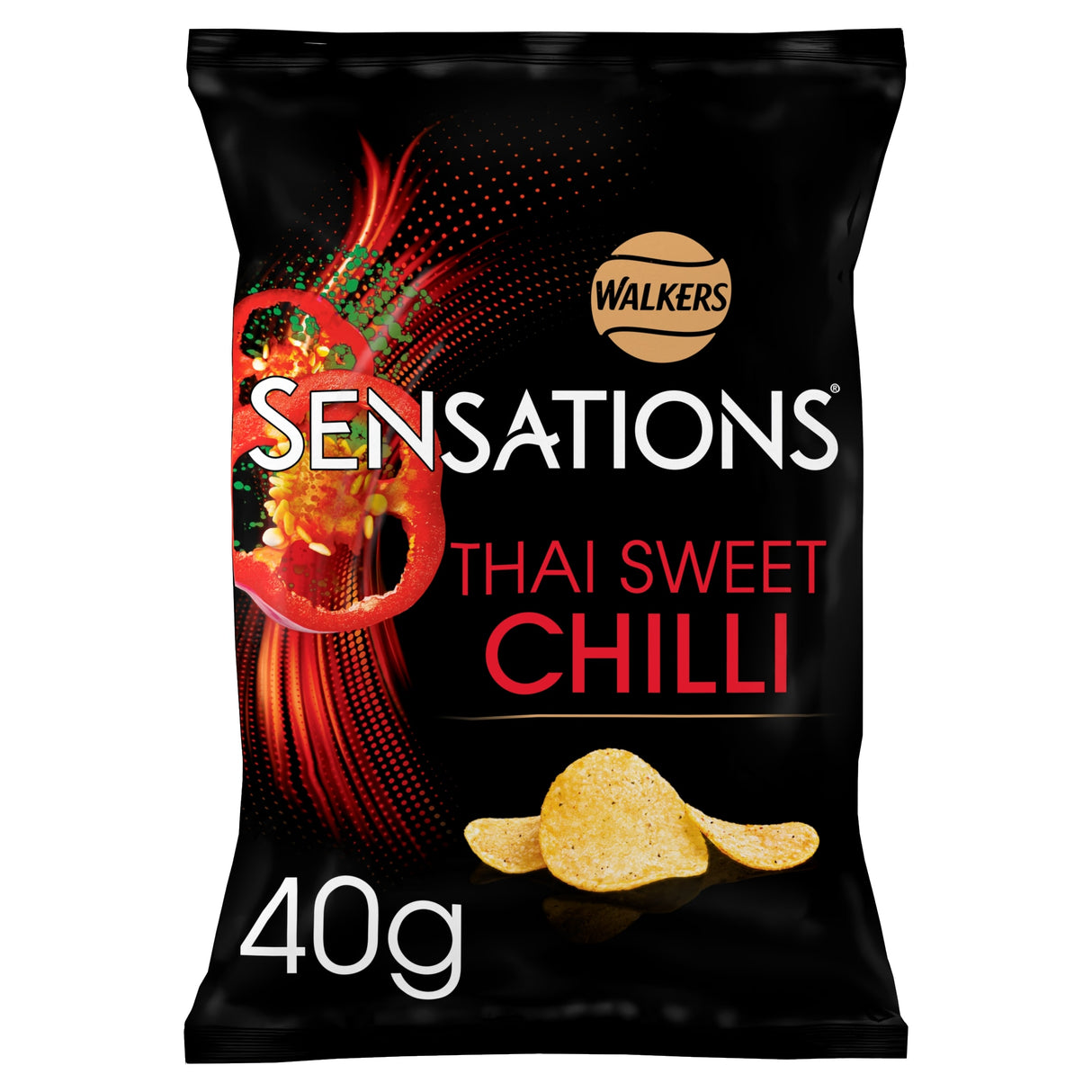 Walkers Sensations Thai Sweet Chilli Grab Bag Crisps 40 g