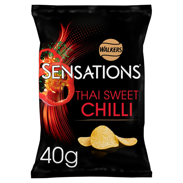 Walkers Sensations Thai Sweet Chilli Grab Bag Crisps 40 g