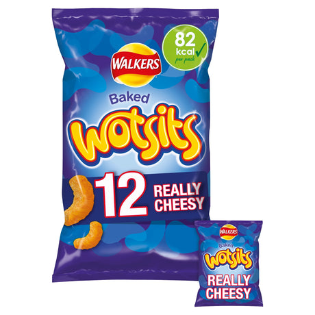 Walkers Wotsits Cheese Multi-Pack Crisps 12 x 16.5 g
