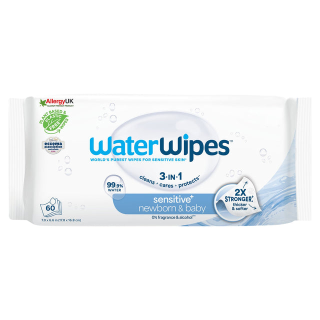 Waterwipes Biodegradable Baby Wipes 60 Pack
