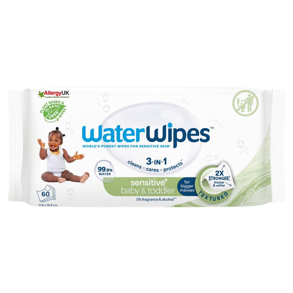Waterwipes Txtrd Biodegradable Baby Wipes 60 Pack