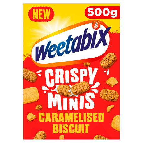 Weetabix Crispy Minis Caramelised Biscuit Cereal 500 g