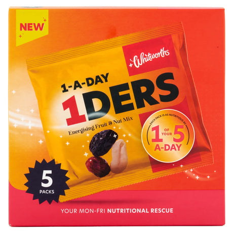 Whitworths 1-Ders Fruit & Nut Mix 5 x 30 g Multi-Pack