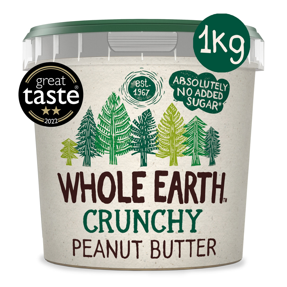 Whole Earth Crunchy Peanut Butter 1 kg