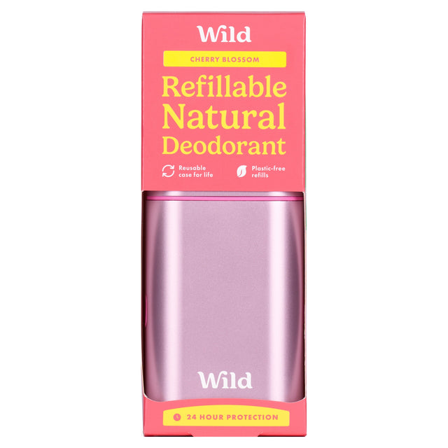 Wild Cherry Blossom Refillable Natural Deodorant Starter Pack