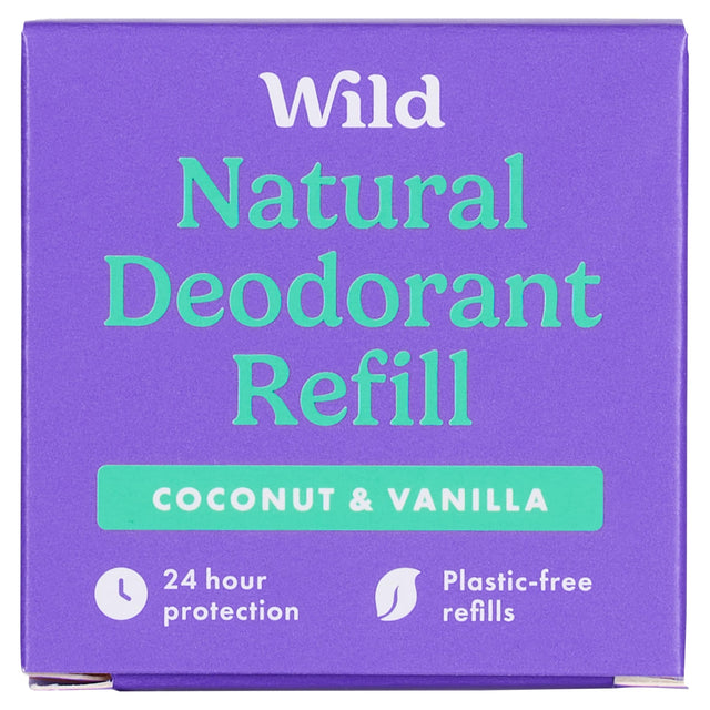 Wild Natural Deodorant Refill Coconut & Vanilla 40 g