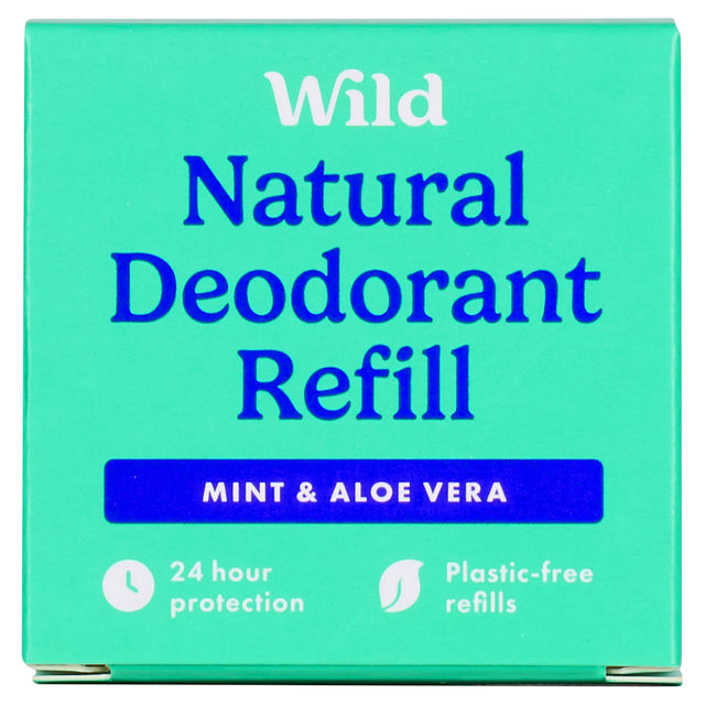 Wild Natural Deodorant Refill Mint & Aloe Vera 40 g