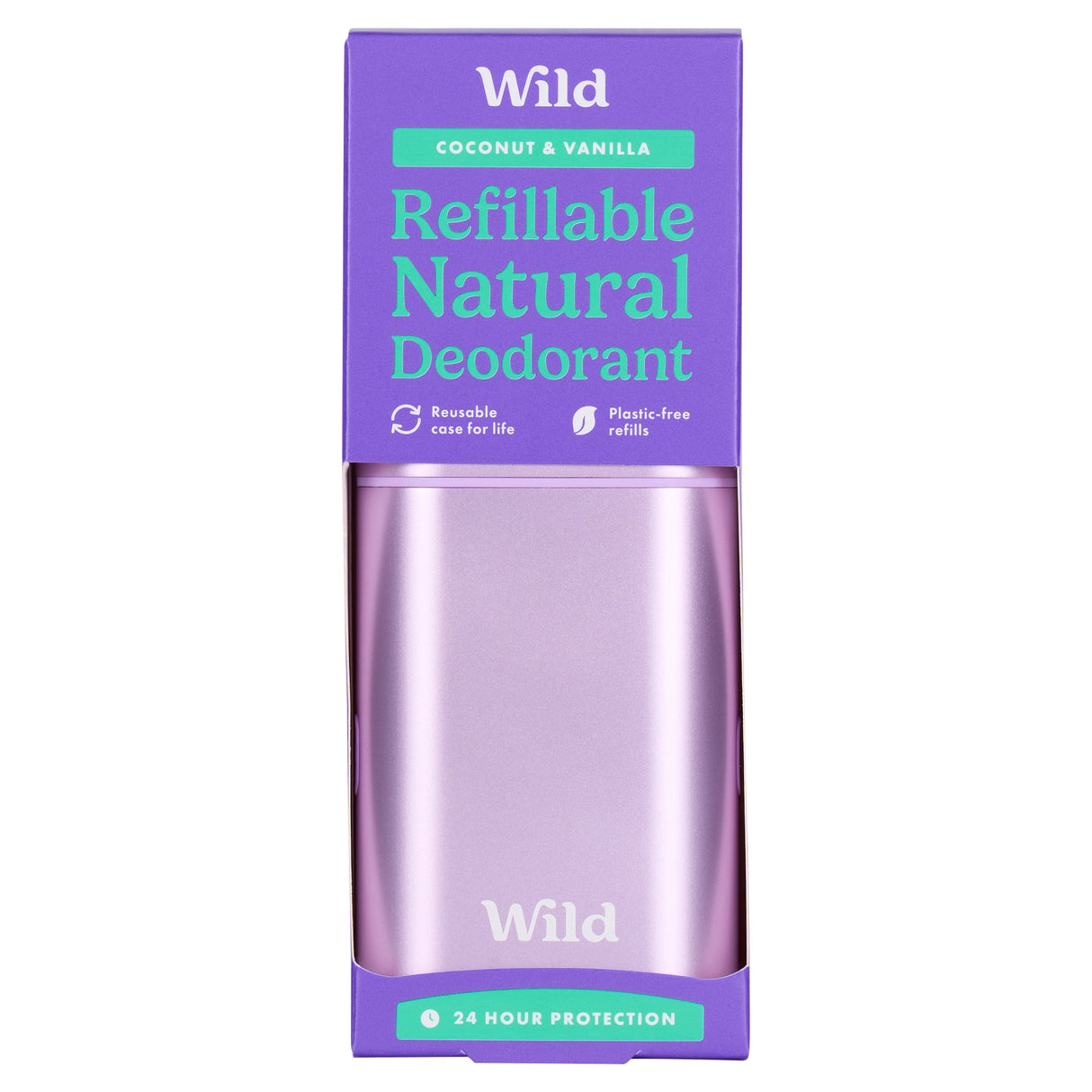 Wild Refillable Natural Deodorant Coconut & Vanilla 40 g