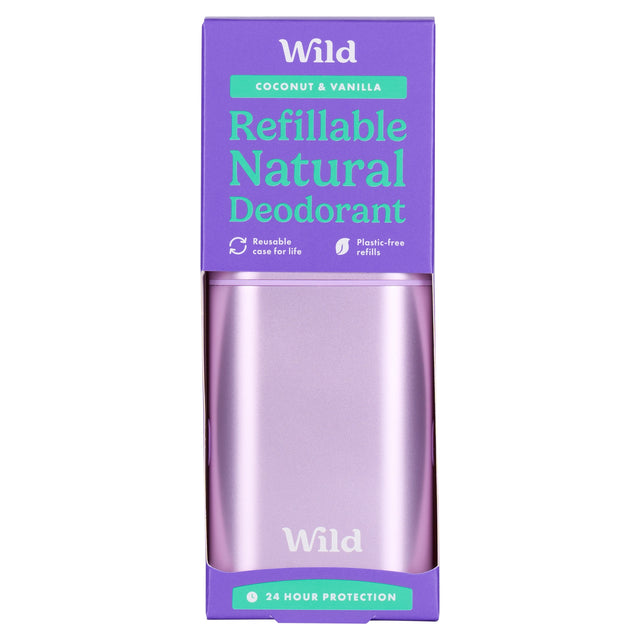 Wild Refillable Natural Deodorant Coconut & Vanilla 40 g