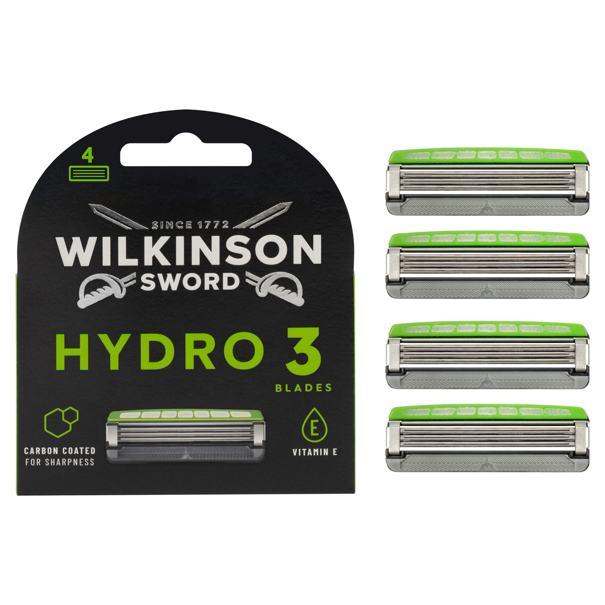 Wilkinson Sword Hydro 3 Hydrating Gel Blades 4 Pack
