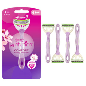 Wilkinson Sword Xtreme 3 Comfort Womens Disposable Razor x 4