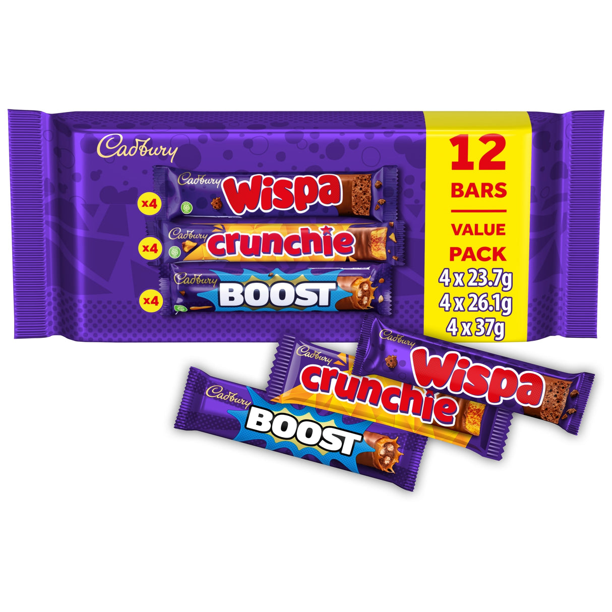 Wispa / Crunchie / Boost Mixed Multi-Pack 347.2 g 1 x2